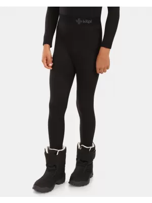 Pantaloni termici pentru baieti KILPI NIEL-JB ZJ0504KI NEGRU