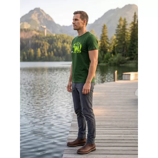  Tricou pentru bărbați cu mâneci scurte ALTISPORT ALM193129 STICLĂ 