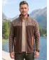 Hanorac pentru bărbați din fleece ALTISPORT GAMEL MARO