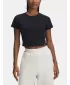 Tricou pentru femei UNDER ARMOUR UA RIVAL RIB BABY TEE 6000264-001 NEGRU