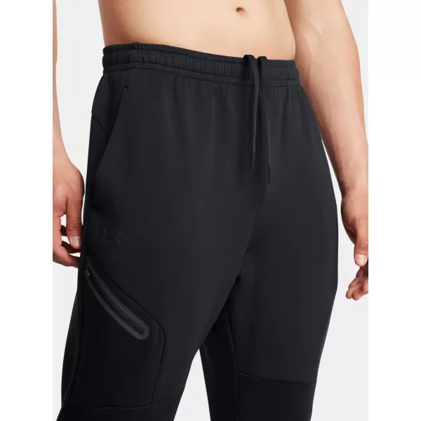  Pantaloni de trening pentru bărbați UNDER ARMOUR UA UNSTOPPABLE FLC JGR EU 1389353-001 NEGRU 