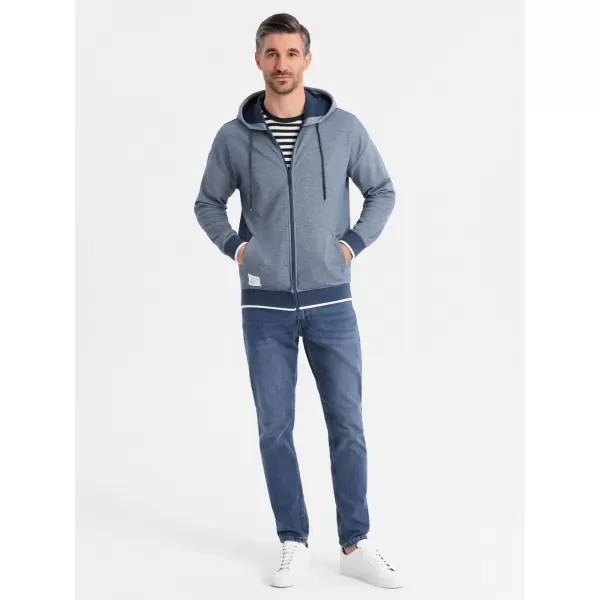  Panoul pentru bărbați OMBRE BLACK OM-SSZP-0210 ALBASTRU MARIN 