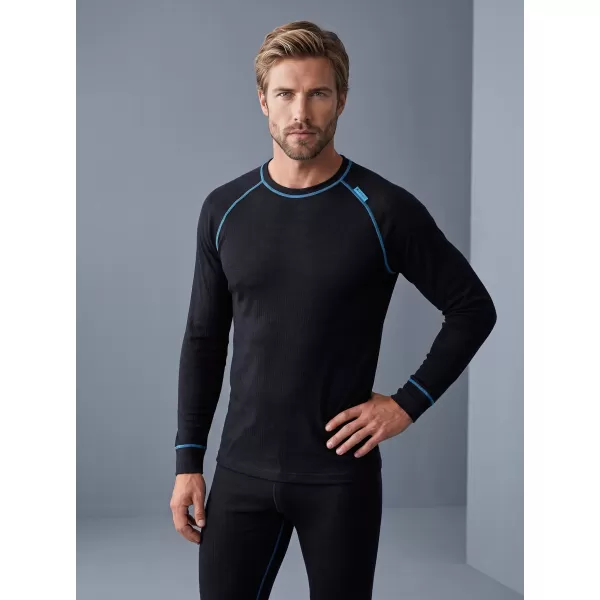  Set termic pentru bărbați ALTISPORT GAIN NEGRU/ALBASTRU 