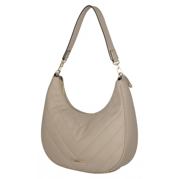  Geantă de mână TRAVELITE BARBARA COZY HOBO BAG NISIP 