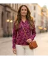 Tricou pentru femei ALTISPORT GINA BURGUNDIA