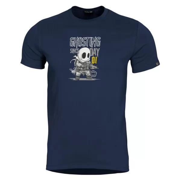  tricou PENTAGON GHOSTING T-SHIRT K09053 ALBASTRU MIEZUL NOPȚII 
