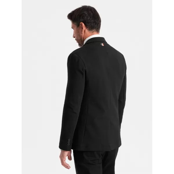  Jachetă pentru bărbați OMBRE OM-BLZB-0101 NEGRU 