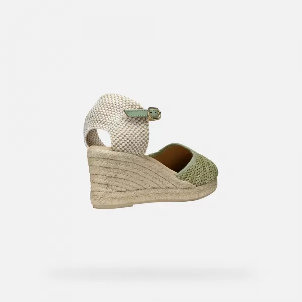  Sandale de dama GEOX GELSA LOW VERDE DESCHIS 