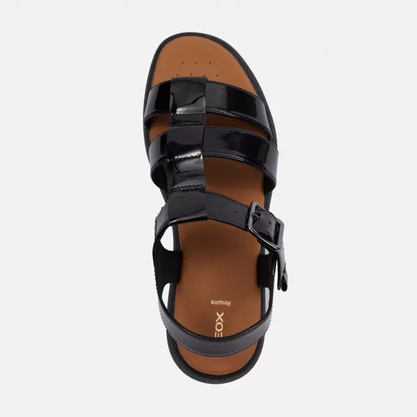  Sandale de dama GEOX CAMALEI NEGRU 