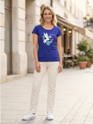Tricou pentru femei cu mâneci scurte ALTISPORT ALW192122 REGAL