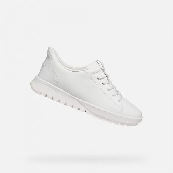  Adidași de damă GEOX FLEXTRIDE PLUS G009594 ALB 
