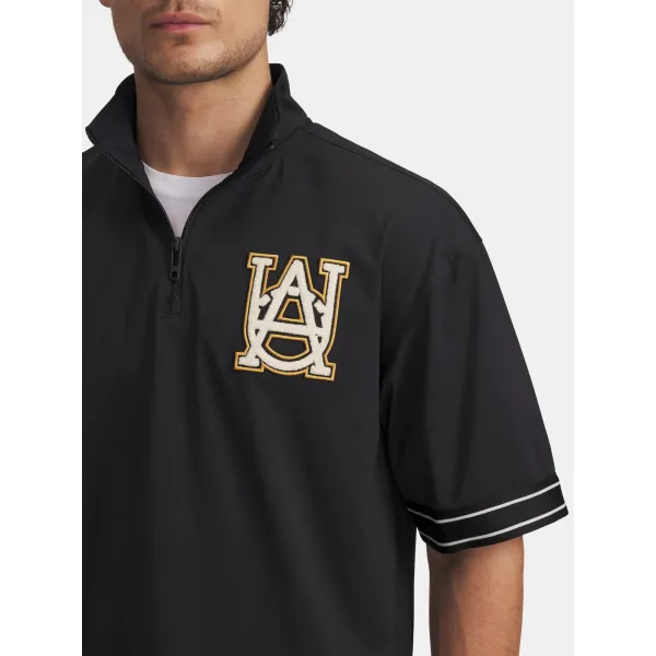  Tricou pentru bărbați UNDER ARMOUR COURTSIDE SHIRT 1390122-001 NEGRU 