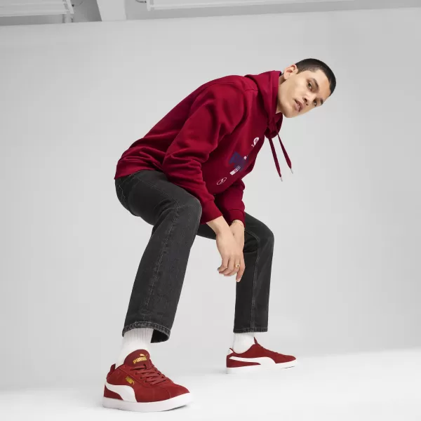  Cizme PUMA CLUB II 39744403 INTENSE RED/ WHITE ROȘU/PUMA INTENS 