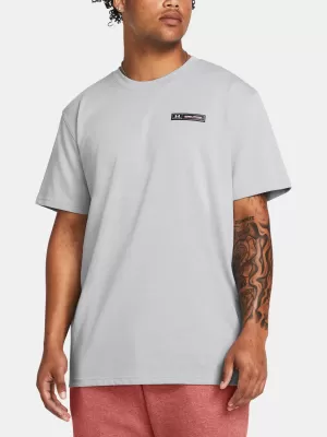 Tricou pentru bărbați UNDER ARMOUR UA HW ARMOUR LABEL SS 1382831-011 GRI