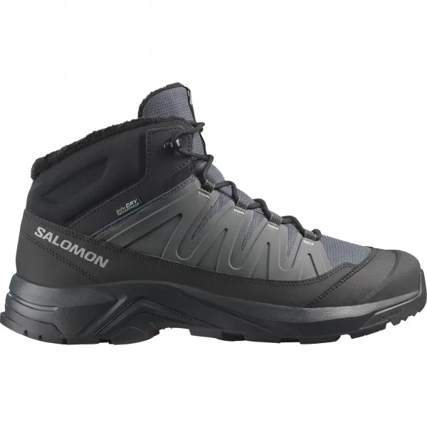  Pantofi pentru bărbați SALOMON X-ADVENTURE COLDRUSH WATERPROOF ASFALT/NEGRU/ALIAJ 