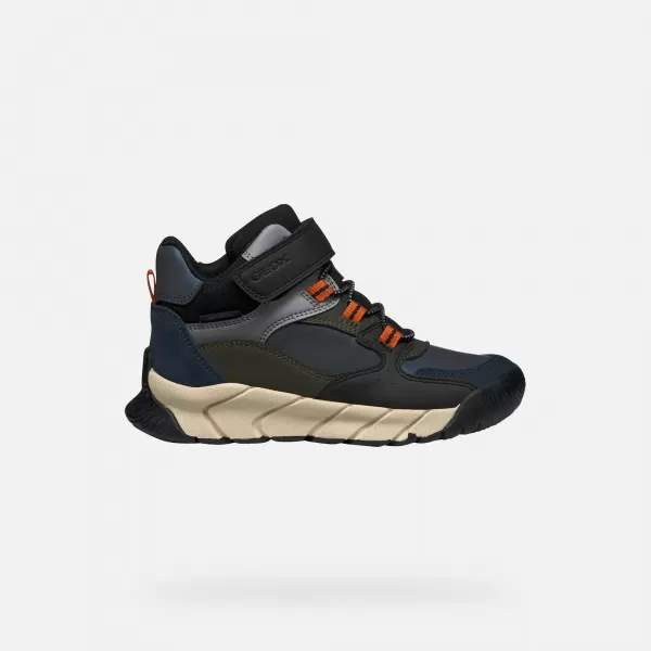  Botine pentru baieti GEOX FLEXYPER PRO BOY B J56NBA0ME22C0033 ALBASTRU ÎNCHIS 