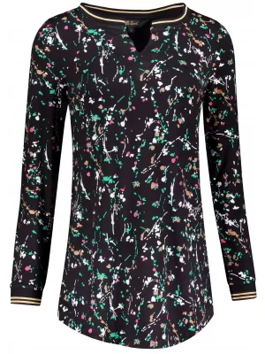 Tricou lung de damă ALTISPORT GUSSIE NEGRU