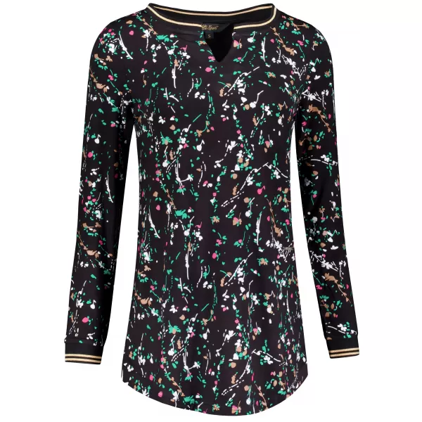  Tricou lung de damă ALTISPORT GUSSIE NEGRU 