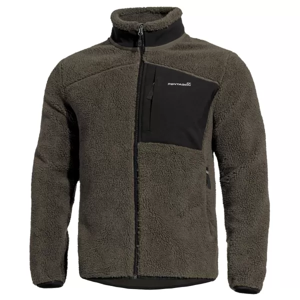  Hanorac fleece PENTAGON SUMMIT SHERPA FLEECE K08063 GRI MARO 