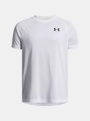 Tricou băieți UNDER ARMOUR UA TECH 2.0 SS 1363284-100 ALB