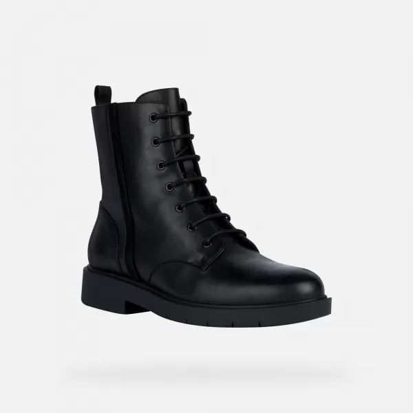  Botine de dama GEOX SPHERICA EC1 G004200 NEGRU 