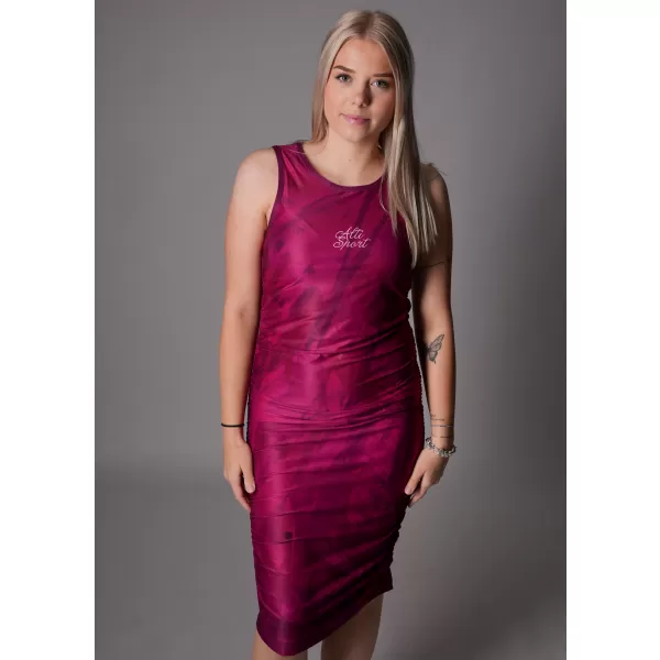  Rochie premium dama ALTISPORT VOJ/ALW096SAT03 BURGUNDIA 