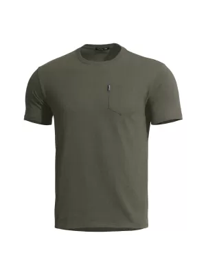 tricou PENTAGON AGERON T-SHIRT WITH POCKET K09012 MARO GRI