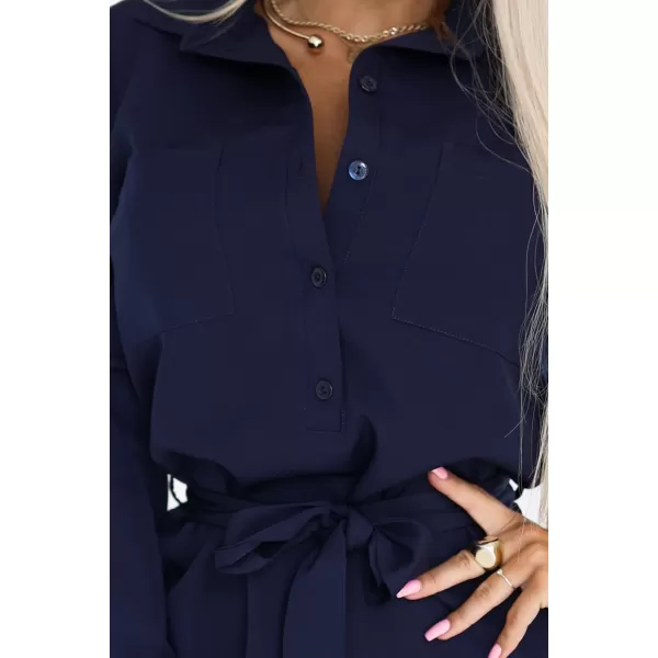  Rochie NUMOCO 284-4 ALBASTRU 