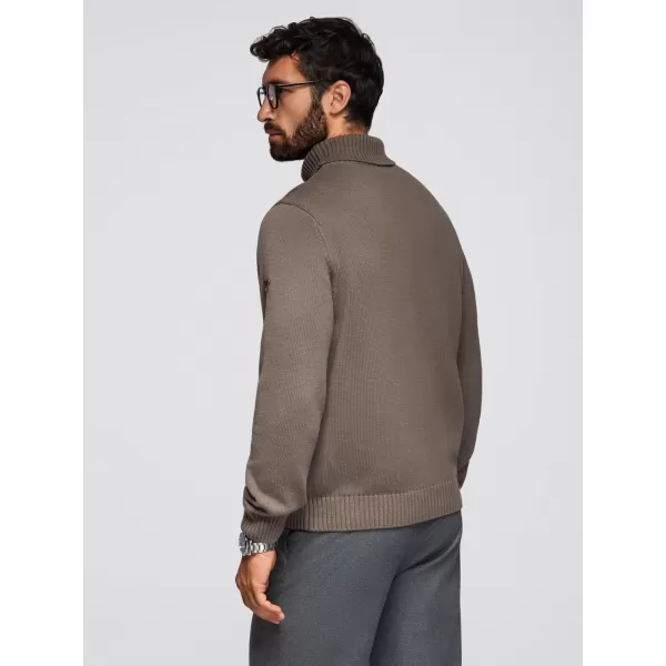  Pulover pentru bărbați OMBRE OM-SWTN-0163 GRI-MARO 