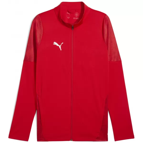  Sacou PUMA TEAMCUP TRAINING JACKET 659165_01 PUMA RED/PUMA SILVER 
