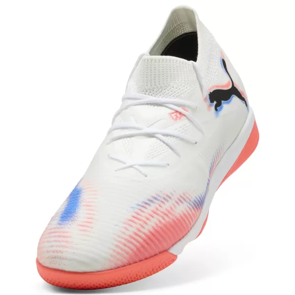  Cizme PUMA FUTURE 8 MATCH IT 10859801 WHITE/ ALB/PUMA NEGRU/ROȘU STRĂLUCITOR 