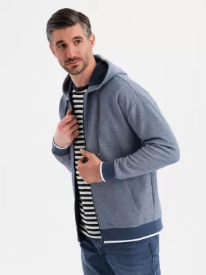 Panoul pentru bărbați OMBRE BLACK OM-SSZP-0210 ALBASTRU MARIN