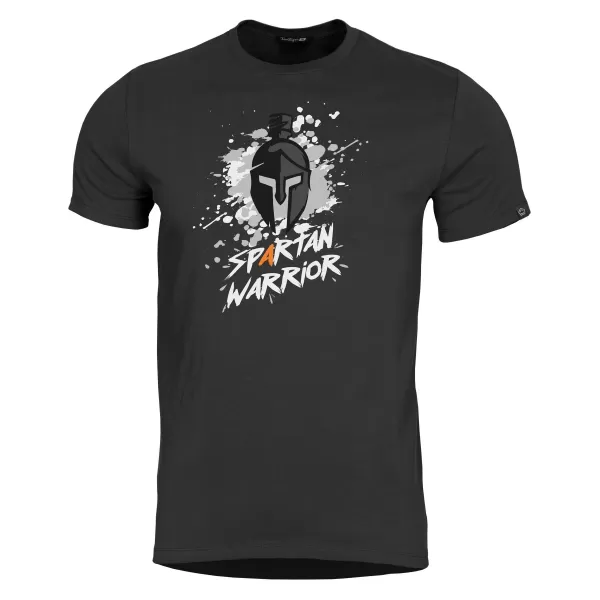  tricou PENTAGON AGERON SPARTAN WARRIOR K09012 NEGRU 