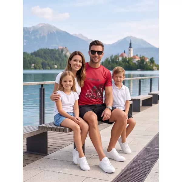 Cămașă de agrement pentru bărbați premium ALTISPORT VOJ/ALM122TR06 ROŞU 