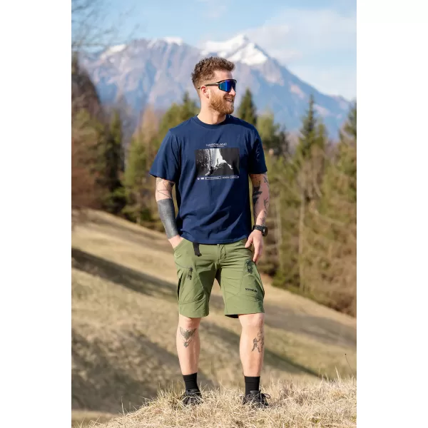  Cămaşă NORDBLANC ALONE NBSMT8149 ALBASTRU 