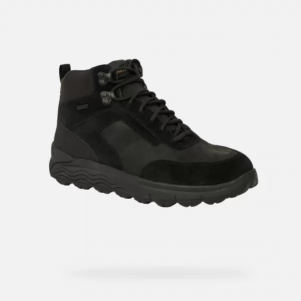  Pantofi pentru bărbați GEOX SPHERICA 4X4 B ABX G011180 NEGRU 