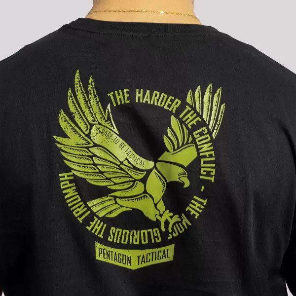  tricou PENTAGON AGERON EAGLE K09012 NEGRU 