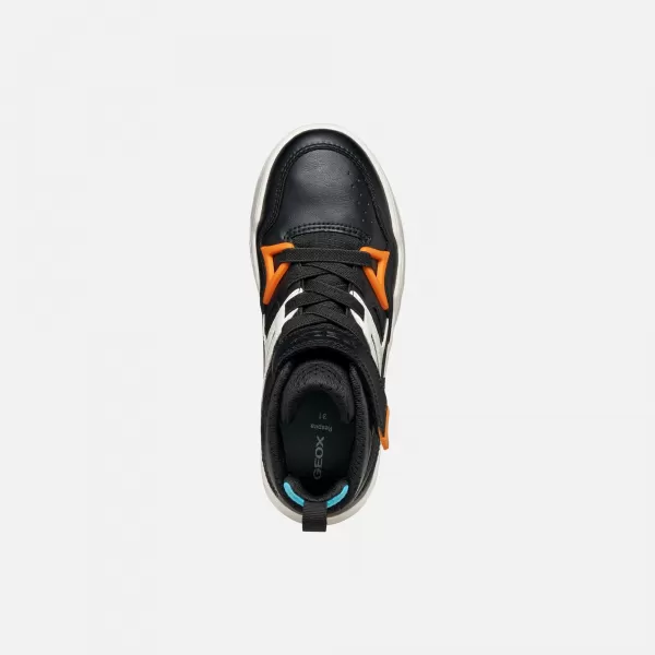  Adidași pentru băieți GEOX PERTH J567RA054FUC0038 NEGRU 