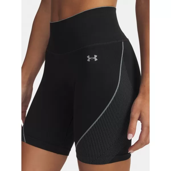  Pantaloni scurți de damă UNDER ARMOUR UA VANISH SEAMLESS SHORT 6000648-003 NEGRU 