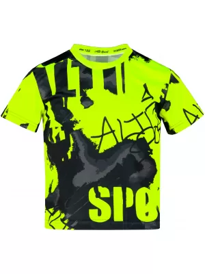 Premium funcțional pentru copii ALTISPORT VOJ/ALK076TR01 NEGRU/FLUO YELLOW