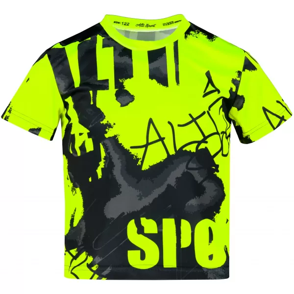  Premium funcțional pentru copii ALTISPORT VOJ/ALK076TR01 NEGRU/FLUO YELLOW 