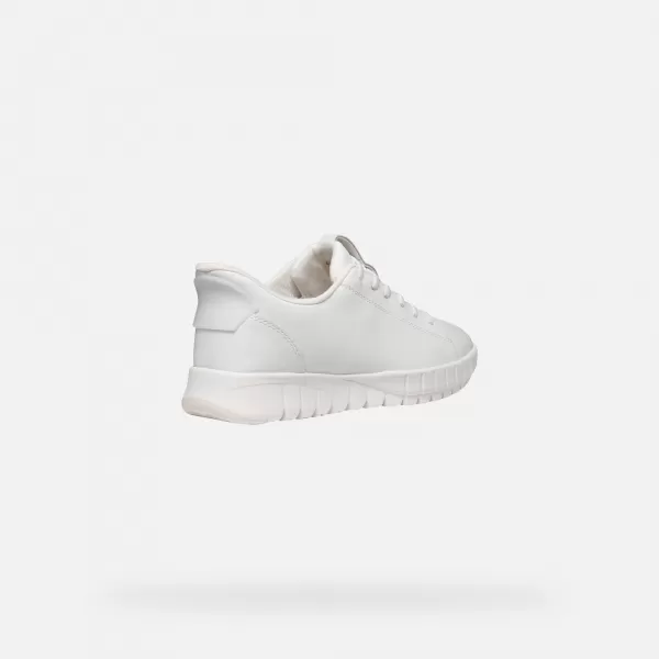  Adidași de damă GEOX FLEXTRIDE PLUS G009594 ALB 