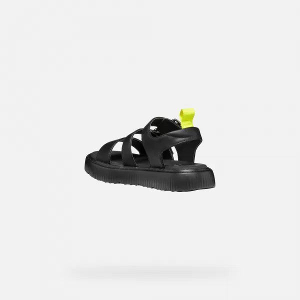  Sandale pentru fete GEOX KODETTE J55DBG000BCC9999 NEGRU 