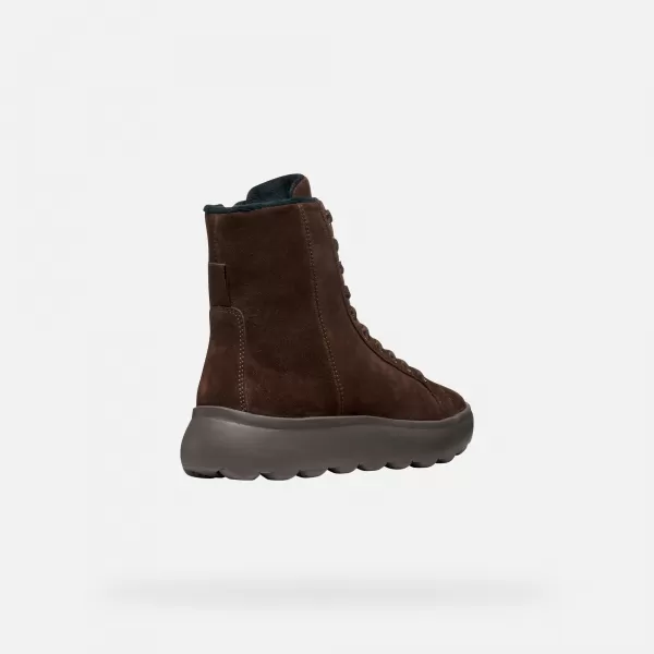  Pantofi de dama GEOX SPHERICA EC4.1 G009293 MARO ÎNCHIS 