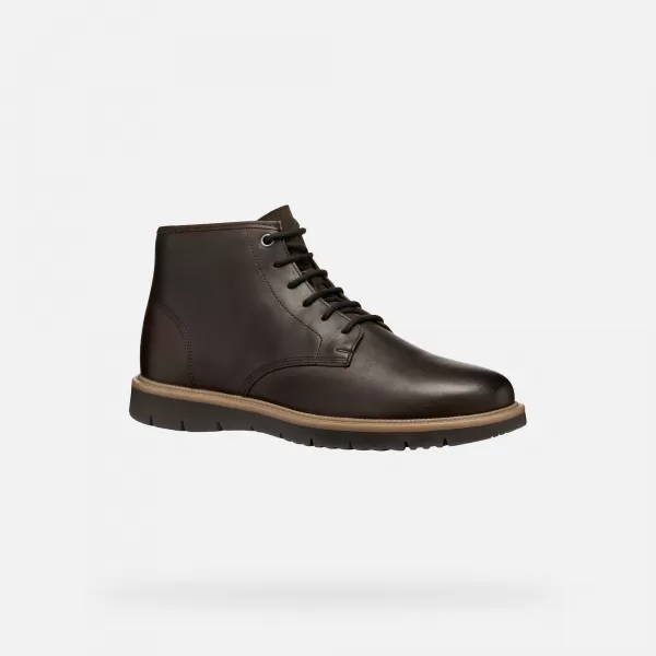  Pantofi pentru bărbați GEOX POVE G011452 MARO ÎNCHIS 