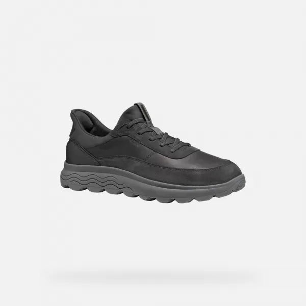  Adidași pentru bărbați GEOX SPHERICA PLUS G011478 GRI ÎNCHIS 