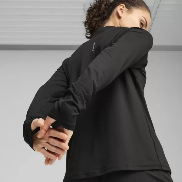  Cămaşă PUMA W RUN VELOCITY CLOUDSPUN 1/4 ZIP 52665001 PUMA NEGRU 