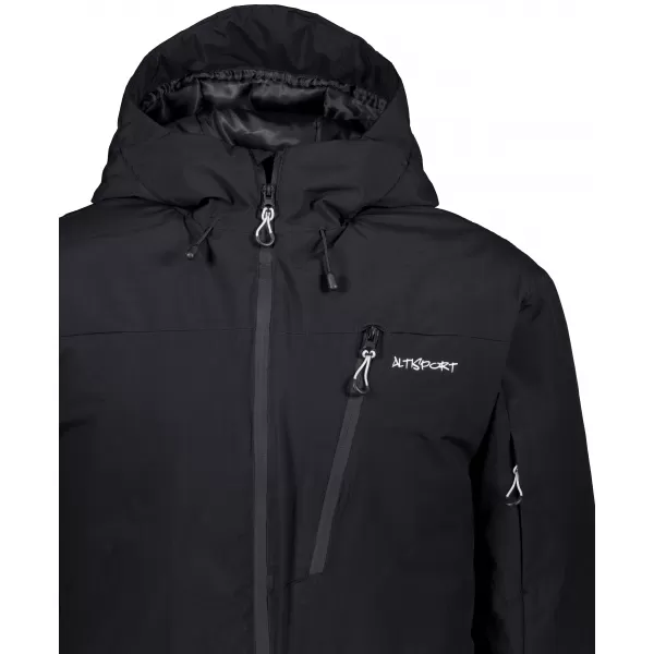  Geaca de iarna pentru barbati ALTISPORT GAL NEGRU 