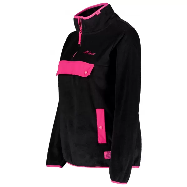  Hanorac de damă din fleece ALTISPORT GEMMY NEGRU 