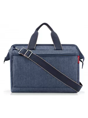 Sac REISENTHEL ALLROUNDER S POCKET HERINGBONE ALBASTRU ÎNCHIS